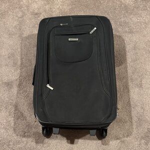 Protege Black Roller Suitcase